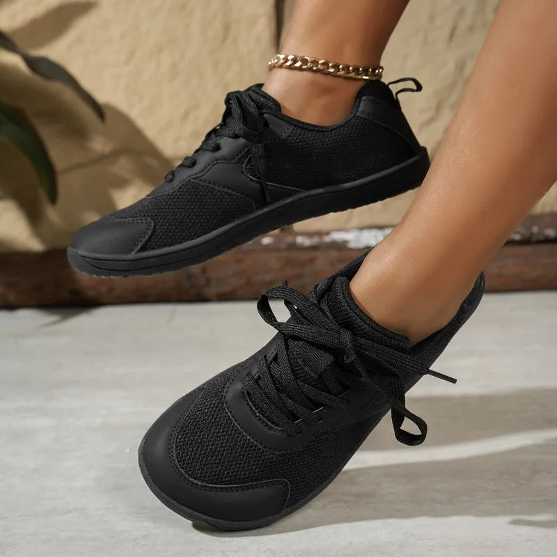 Spring Autumn Women's Solid Mesh Fabric Breathable Sneakers Women Zpaxo