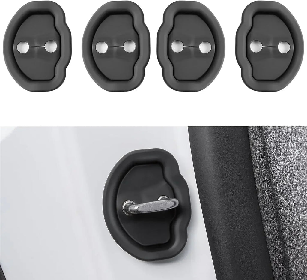 Silicone Door Latch Cover for Tesla Model 3 & Y – 4pcs Set