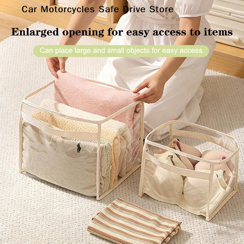 CMMultifunctional Transparent Large Toy Storage Bag Basket Children's