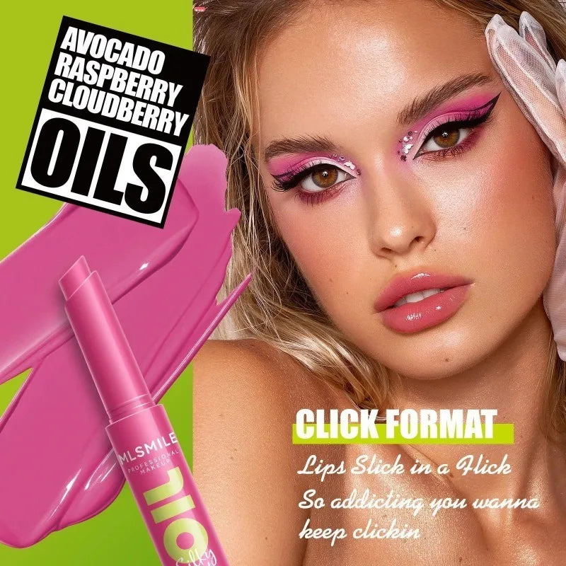Multicolor Mirror Silky Lip Gloss Hydrating Solid Press Lipstick