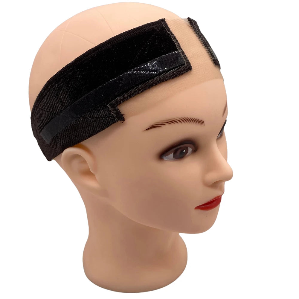 Double-sided Silicone Velvet Metal Buckle Anti-slip Headband Hold