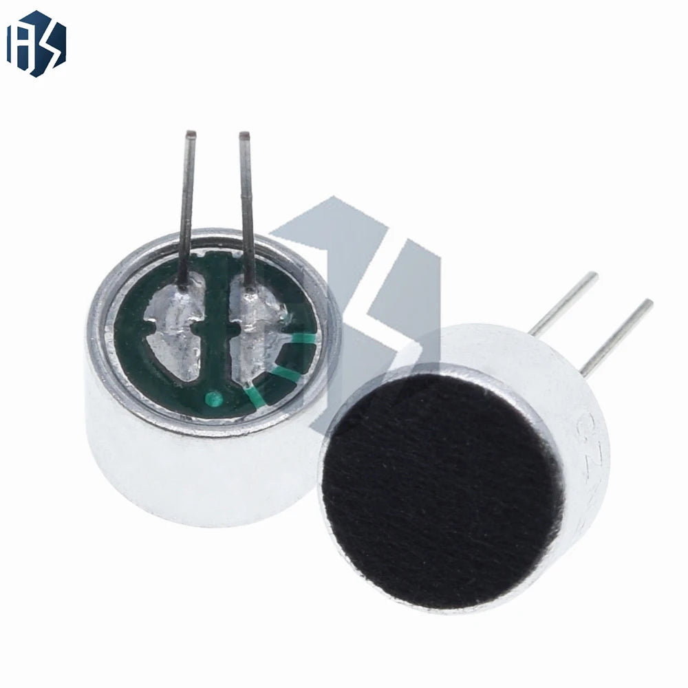 LOT 6x5mm 6050 Microphone Electret 2 Pin Pick-up Zpaxo