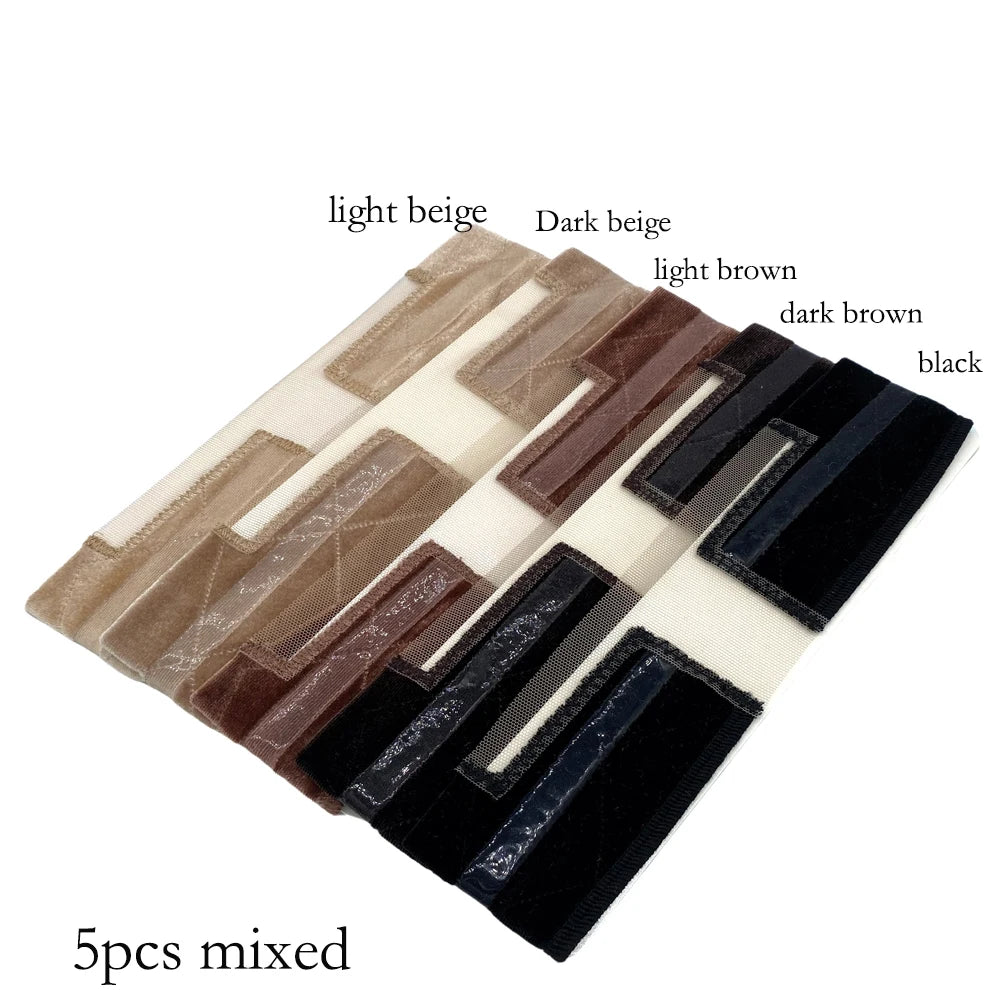 New Double-Sided Silicone Velvet Metal Buckle Anti-Slip Headband To Hold Wigs Wig Accessories Zpaxo
