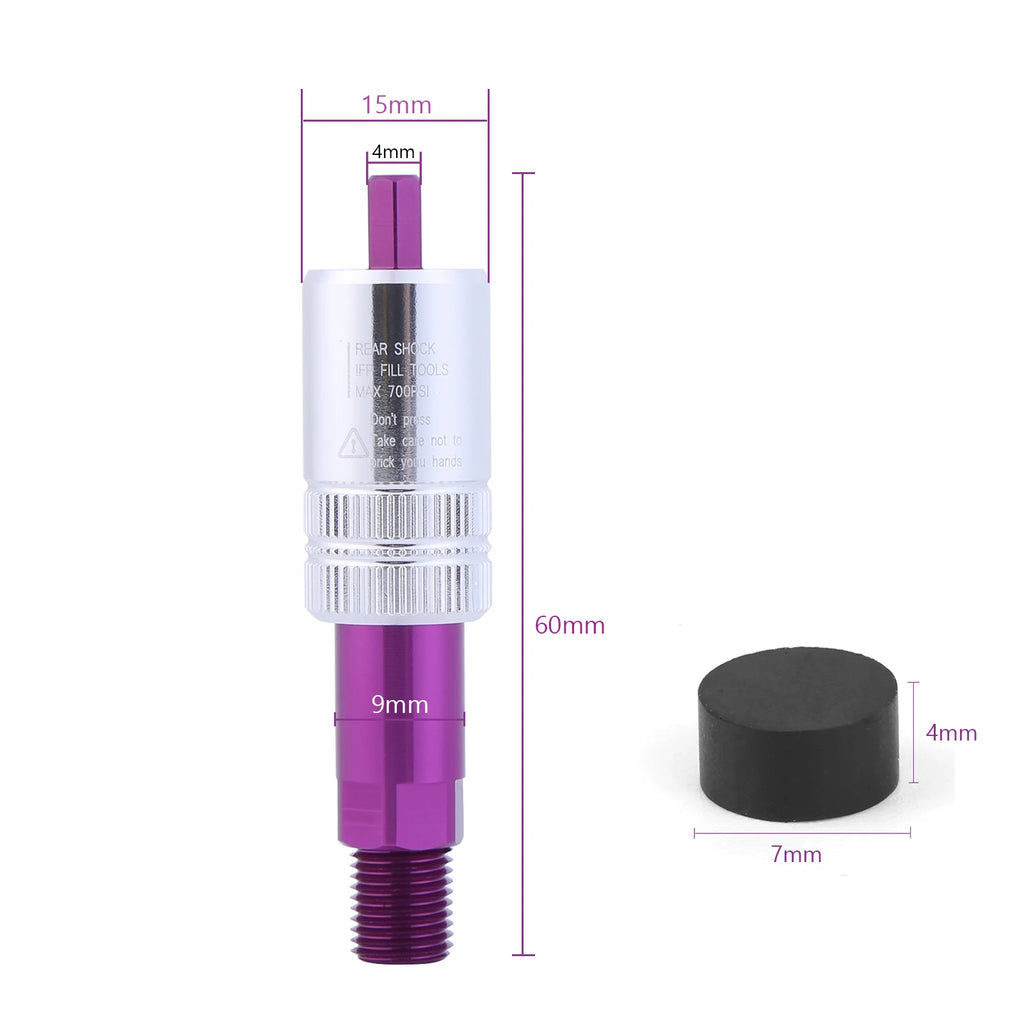 Bike Rear Shock IFP Fill Tools Needle Charging Adapter FOXRP2 23