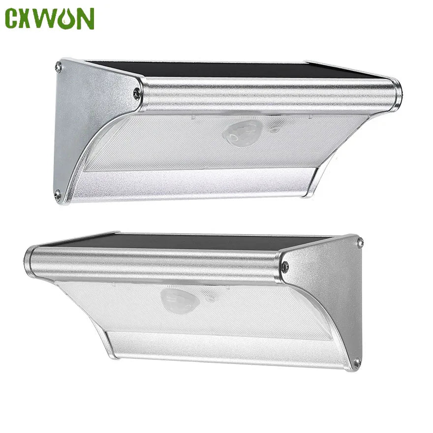 Outdoor Solar Flood Light Motion Sensor Aluminum 4 Modes Lighting Wall Lights Security Lamp for Garden Fence Zpaxo