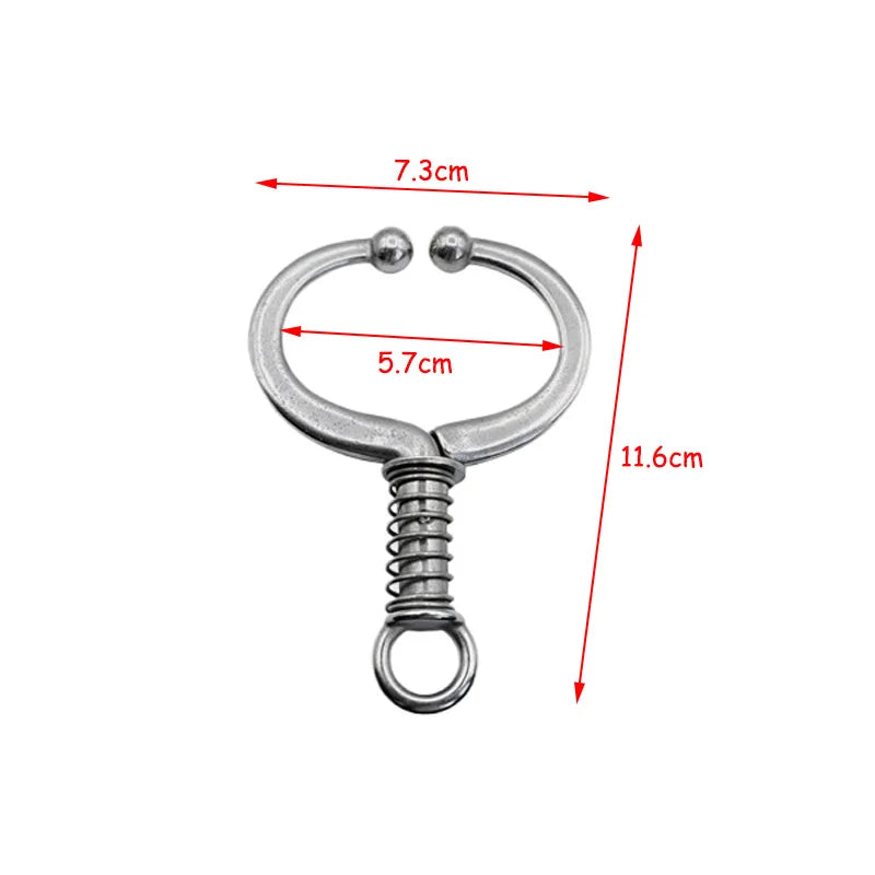 Stainless Steel Automatic Cow Spring Nose Pliers Cattle Plier Clip