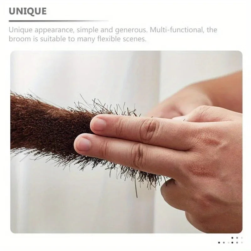 1 PC Small Broom Bamboo Hand Palm Heavy Duty Brooms Cleaning Accessory Short Handle Desk Dust Zpaxo