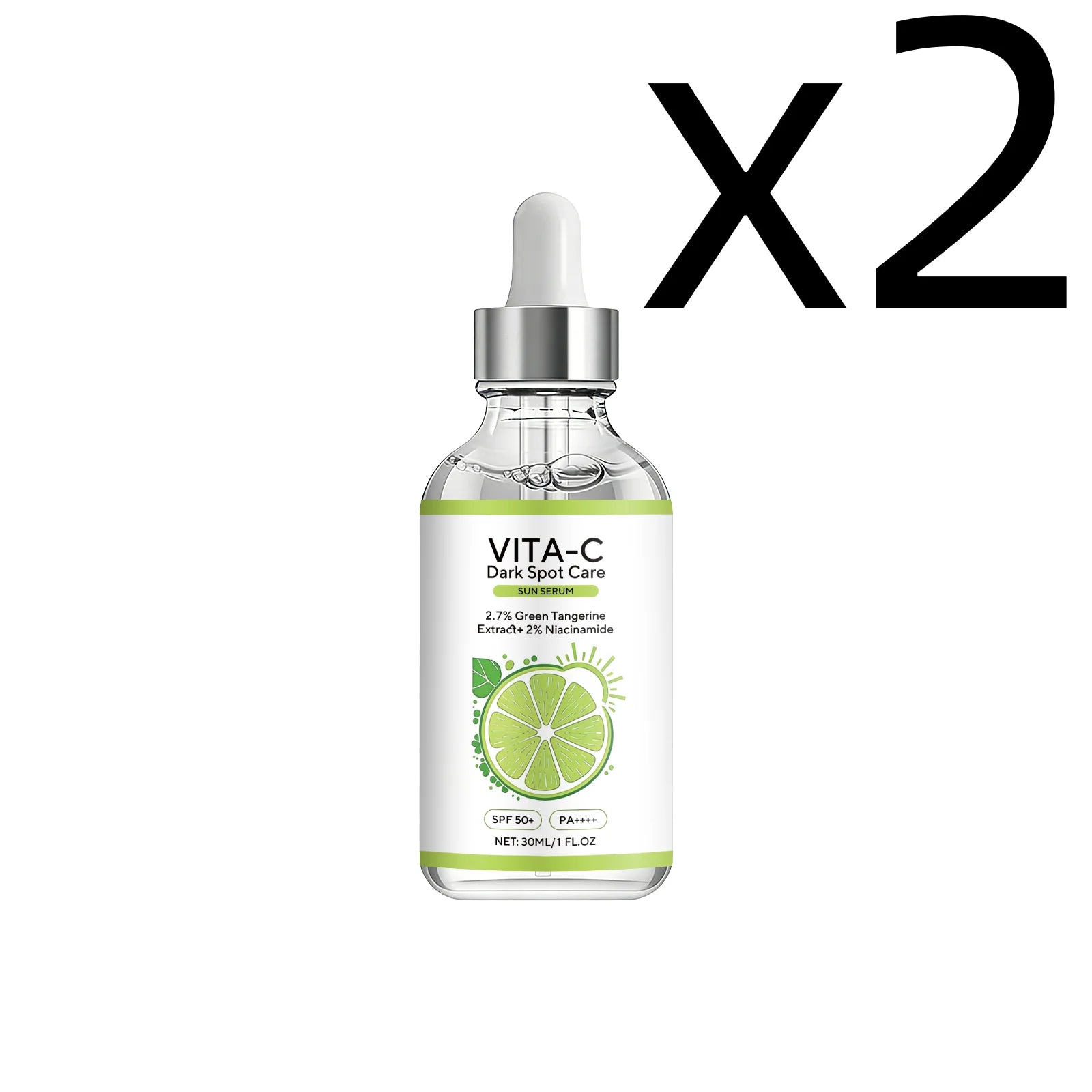 Vitamin C Sunscreen Essence – Brighten & Fade Spots | 30ml Brightening Sunscreen Serum Zpaxo 30ml X 2PCS