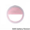 Universal LED Selfie Lamp Mobile Phone Lens Portable Flash Ring 36 Zpaxo Pink