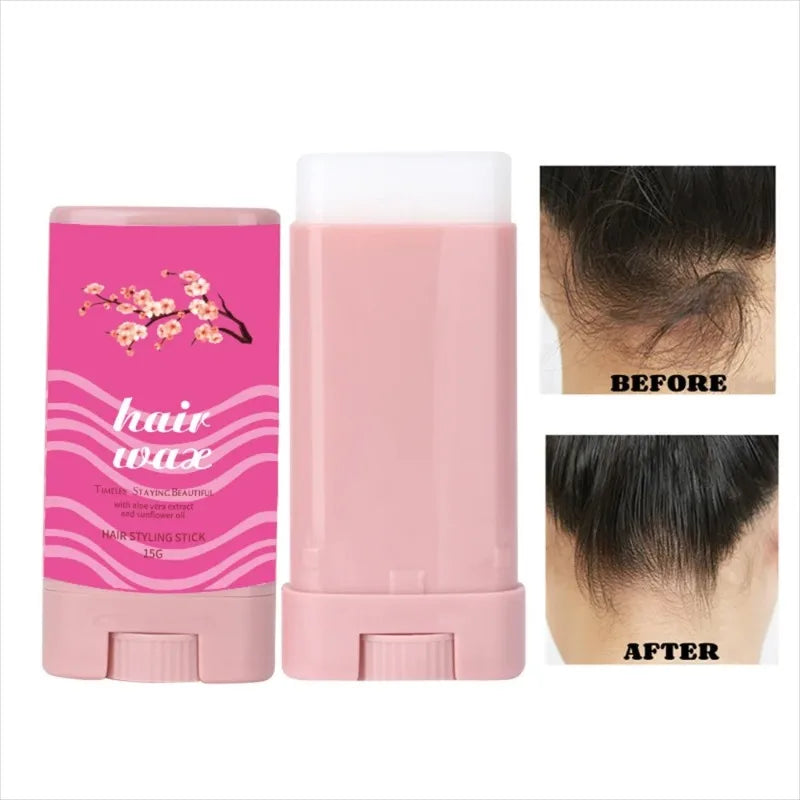 Hair Wax Pomade Broken Frizz Fixed Fluffy Styling Greasy Gel Lasting Zpaxo Cherry Blossom