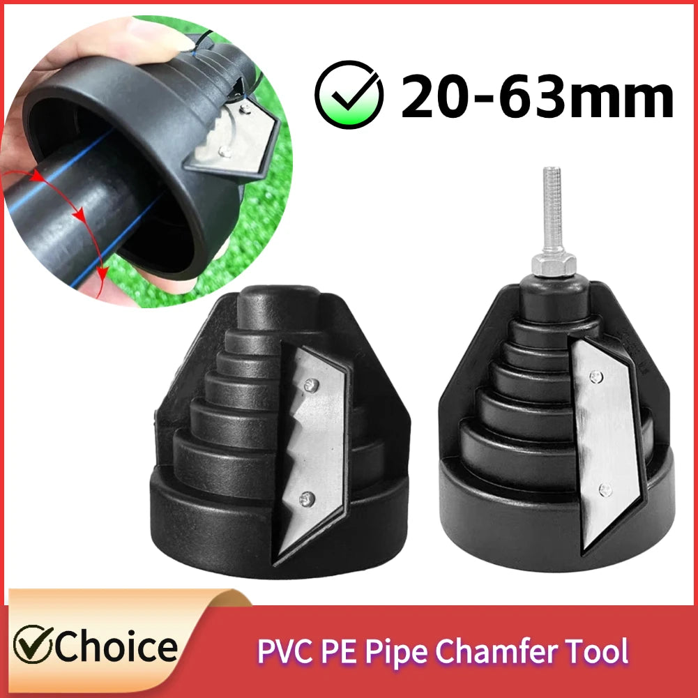 20-63mm PVC PE Pipe Chamfer Tool Pipe External Chamfering Tool PE PVC PP Scraper External Chamfering Tool Pipe Deburring Scraper Zpaxo