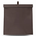 Portable Leakproof Car Trash Can Magnetic Waterproof Garbage Bin Zpaxo Dark brown