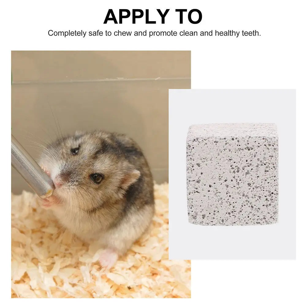 Bunny Molar Stone Hamster Block Guinea Pig Chinchilla Teething Aid