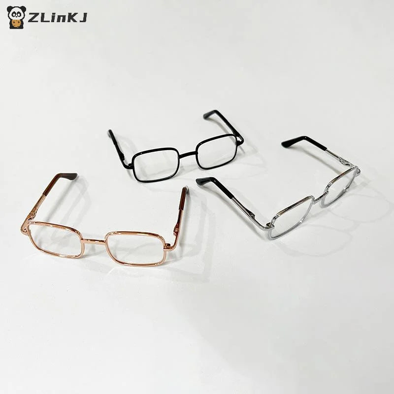 ▶1/6 Blythe Doll Metal Glasses Accessories Photography Props 8.5cm For 20cm Cotton Doll Action Figure Zpaxo