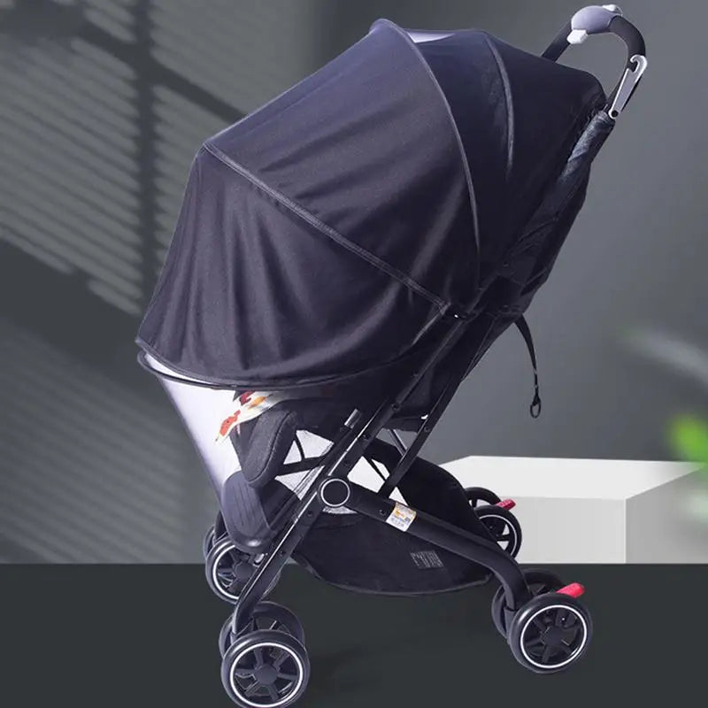 Stroller Cover Sun UPF50 Gnat Mesh Net Canopy Breathable Two-way Zpaxo