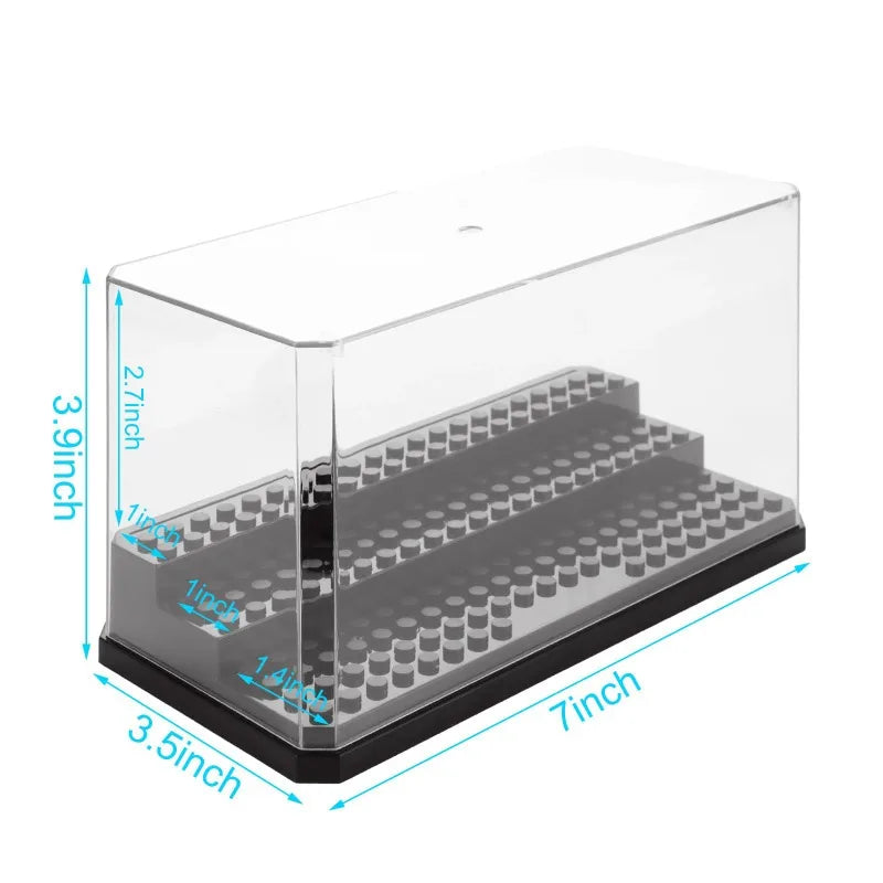 Acrylic Minifigures Display Case Stackable Dustproof Building Block