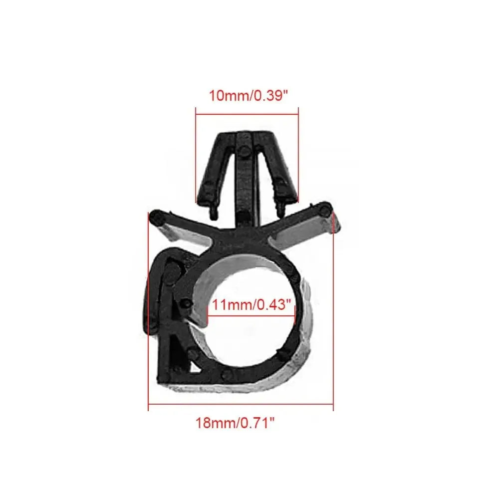 10mm Car Wiring Harness Clips – Cable Zip Tie Fasteners