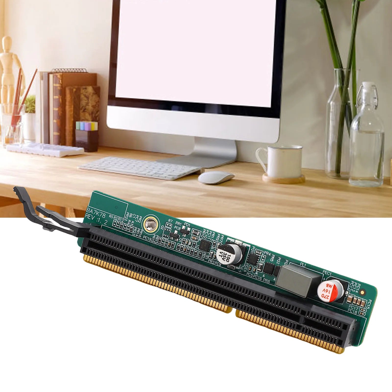 PCIE16 Riser Card Fit Workstation M90q M950q PCI Express 16x