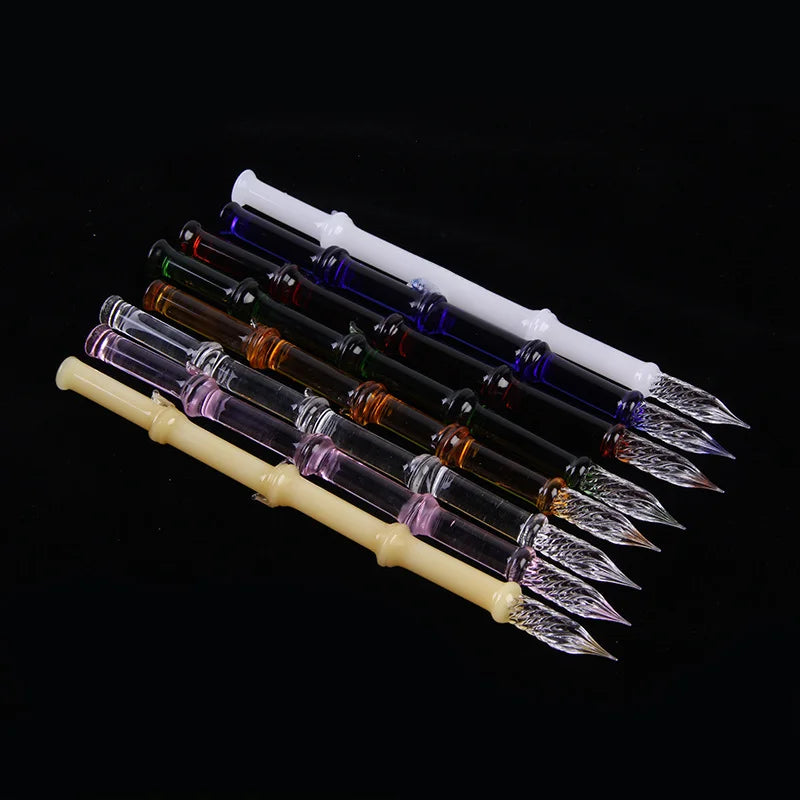 Bamboo Glass Dip Pen – Calligraphy & Art Signature Pen