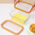 Refrigerator Butter Dish Box With Lid Slicers Case Knife Gadget Kitchen Tool Fridge Storage Lid Cutter Slicing Cheese Board Sets Zpaxo Default Title