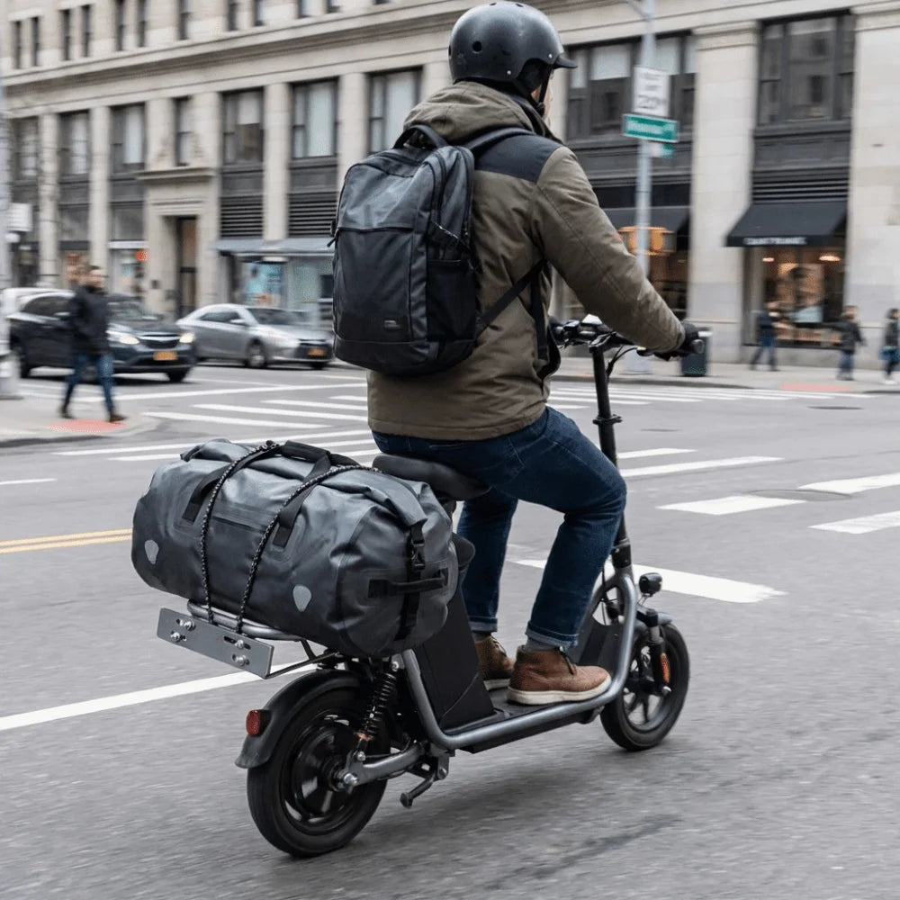Universal Compatible Electric Vehicle Rear Rack Reliable Support Stable Design Extension Bracket Sturdy Structure Zpaxo