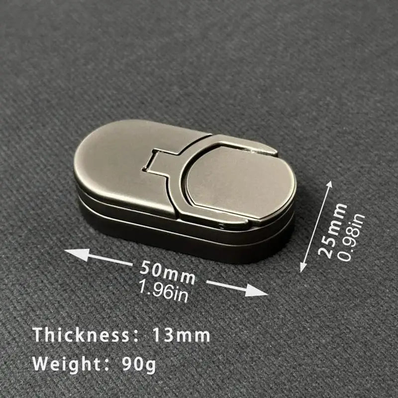 Fidget Slider Magnetic Metal Spinner Toy Portable Push Card Slider Sensory Spinner For Home Travel School Zpaxo
