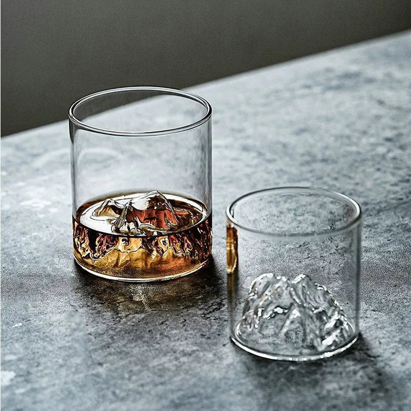 Crystal Whiskey Glass Set – Cognac, Cocktail & Ice Wine Glasses Whiskey Glass Set Zpaxo