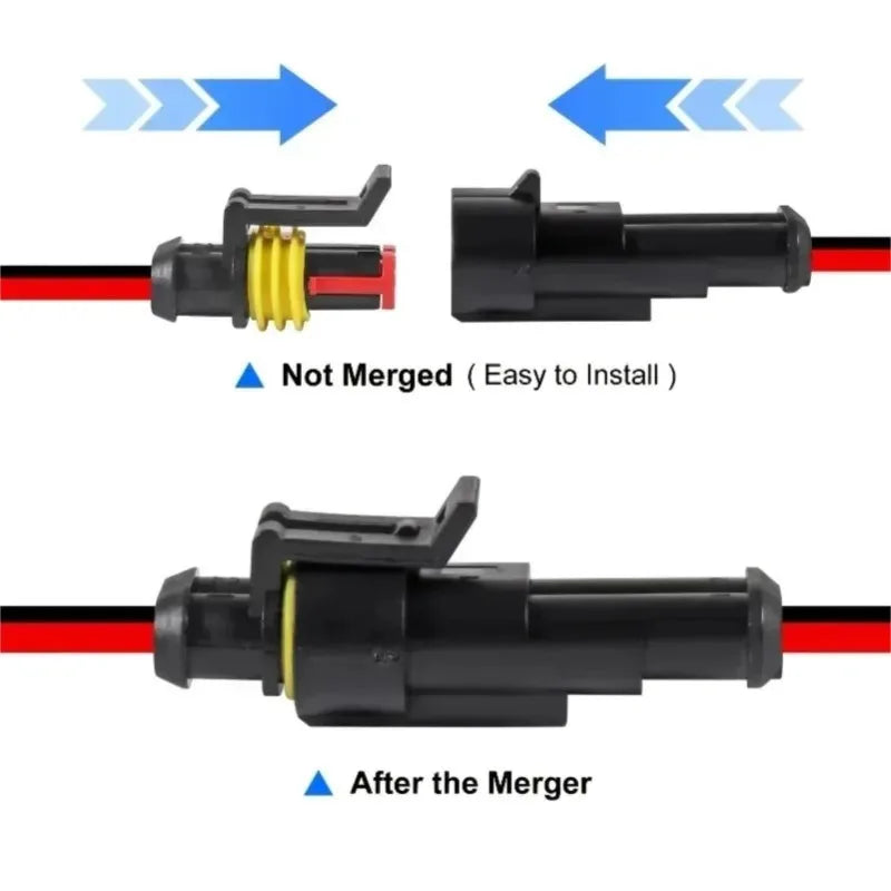 Quick Electrical Car Connectors Connector Plug No-solder No-peel Terminal Connections Joiners Auto Plug Electrical Accessories Zpaxo