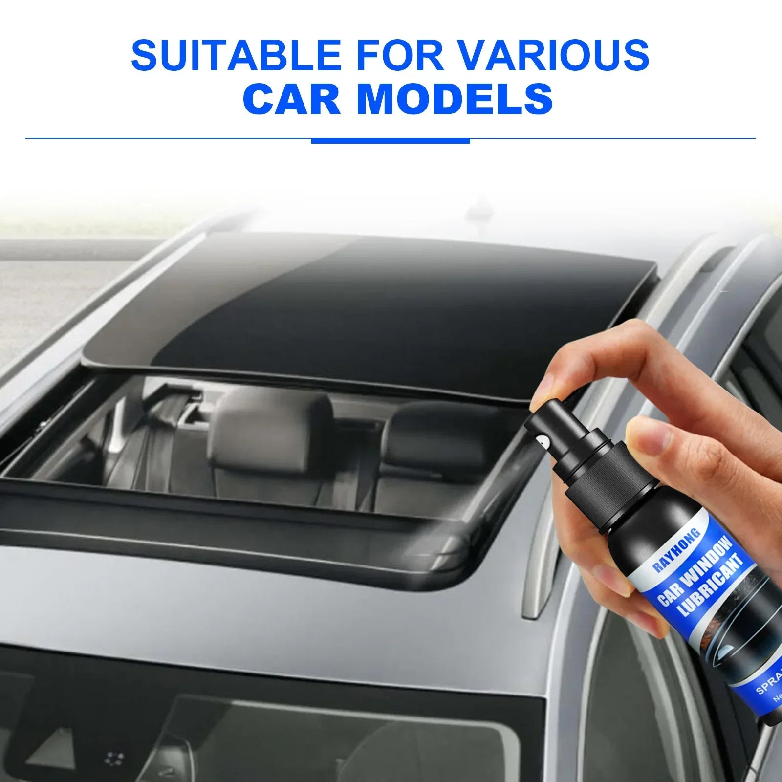 60ml Car Rubber Seal Lubricant – Door & Window Strip Softener