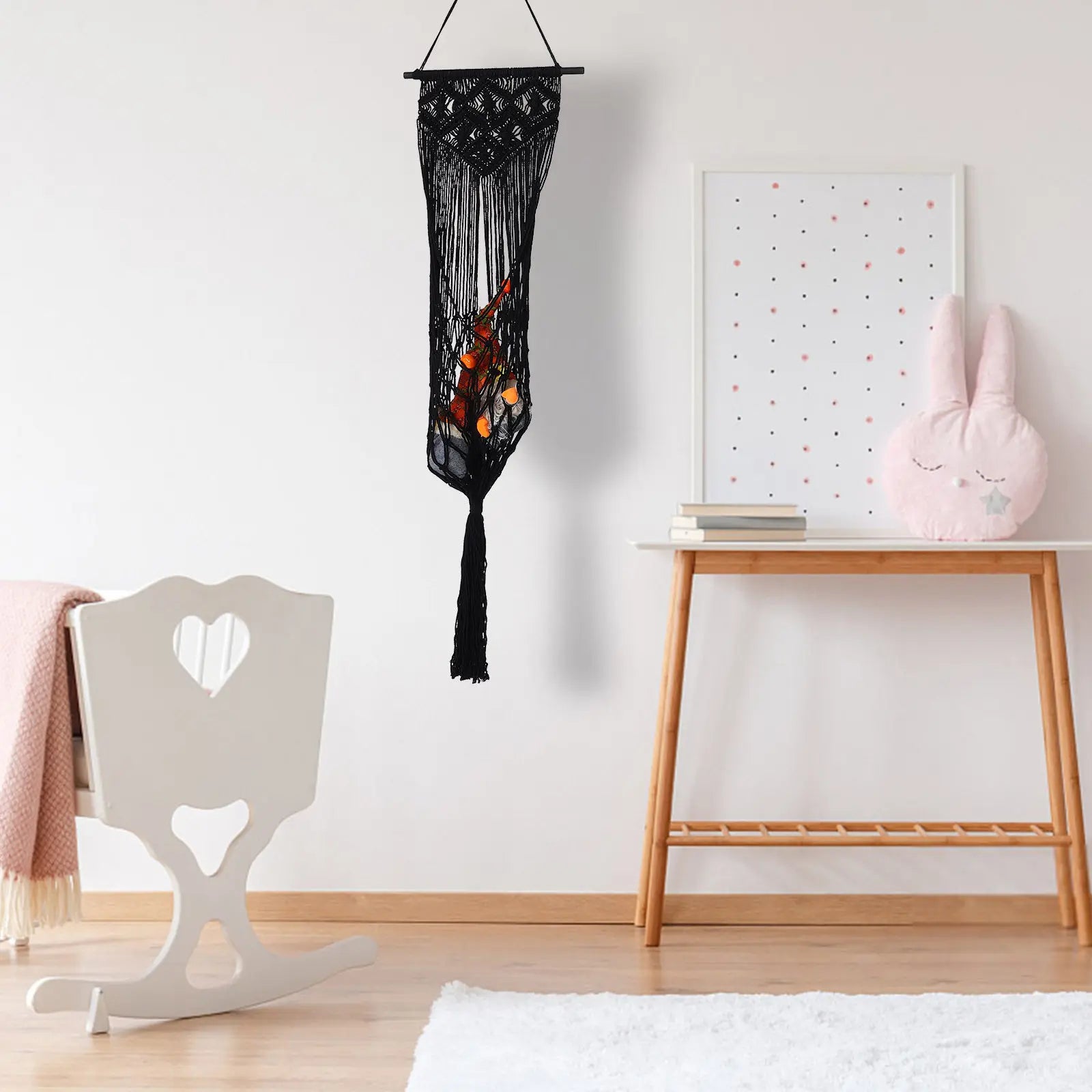 Stuffed Animal Storage Net Large Hanging Organizer Kids Bedroom Wall
