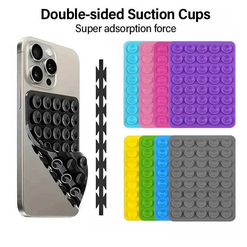 Silicone Phone Stand Multifunctional Suction Cup Holder Double-sided