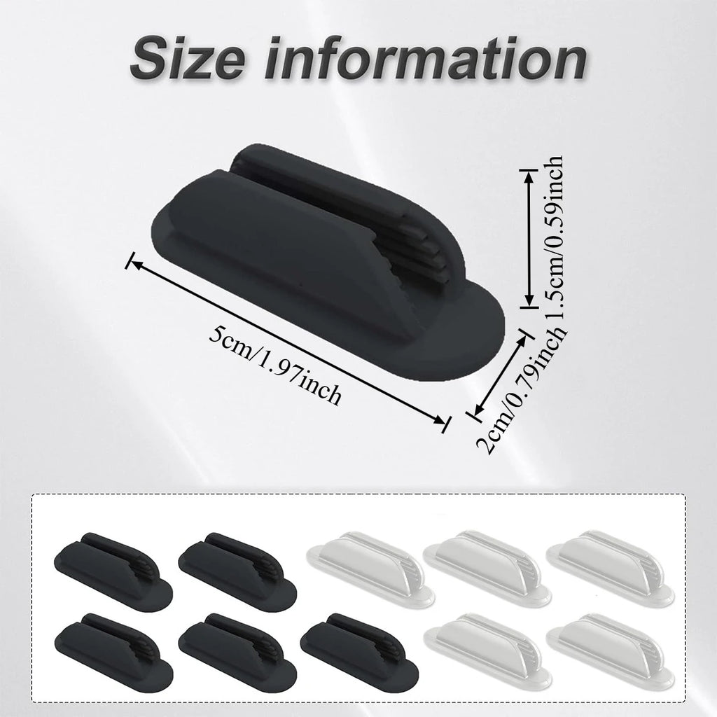 Adhesive Silicone Pen Holder – No-Drill Desk & Wall Organizer