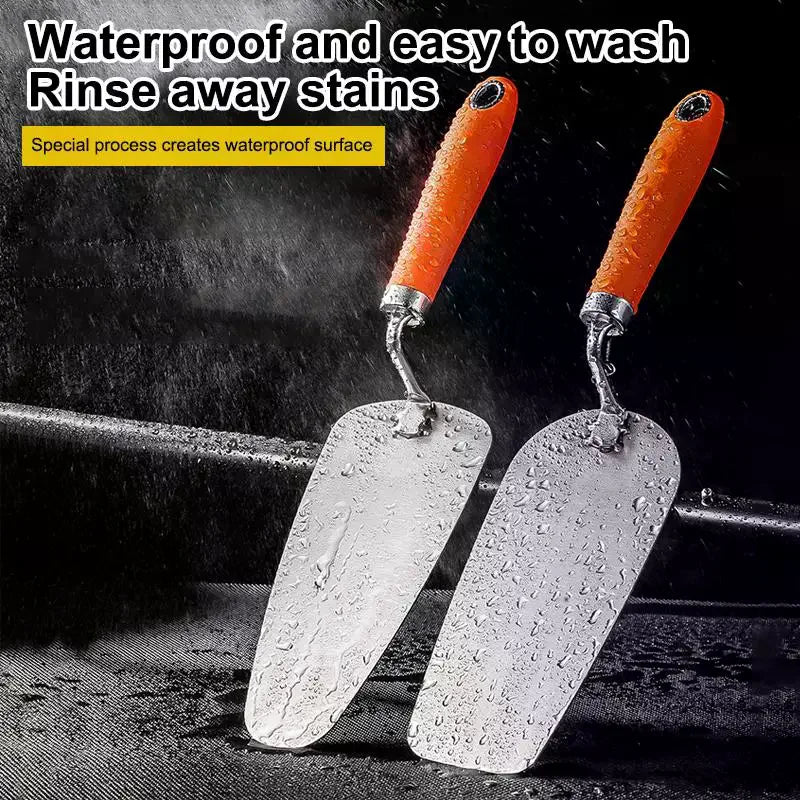 Stainless Steel Bricklayer's Knife Tiler's Brick Chopper Double Sided Thickened Straight Handle Wall Cutting Masonry Knife Zpaxo