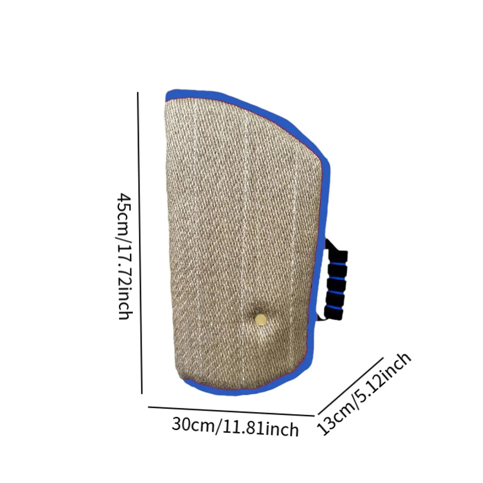 Dog Training Sleeves Puppy Biting Interactive Durable Professional Dogs Training Arm Protection for Work Dog Puppy Playing Zpaxo blue edges