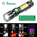 3-in-1 UV Black Light Flashlight – USB Rechargeable 1000 Lumen UV LED Flashlight Zpaxo 805 18650 Battery