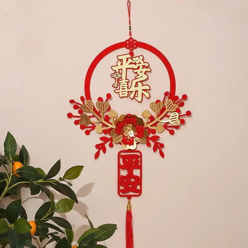 Traditional Chinese Spring Wall Pendants Festive Ornaments Year Home