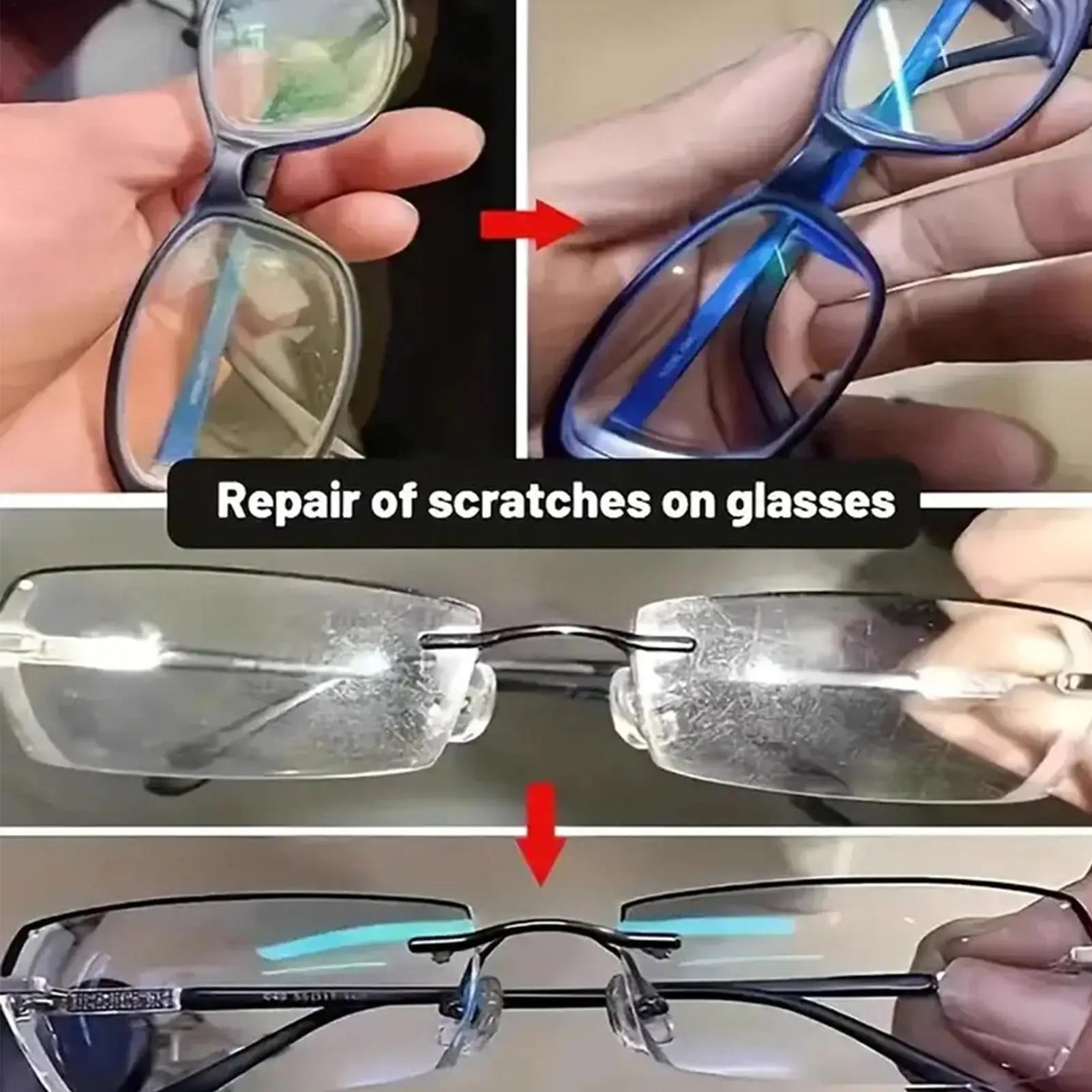 Lens Scratch Repair Paste Windshield Glass Phone Camera Watch Window