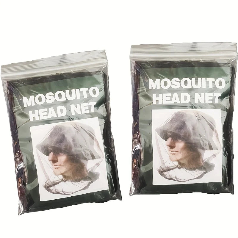 Extra-large Mosquito Head Net Face Mask Heavy-duty Fine Mesh Bug