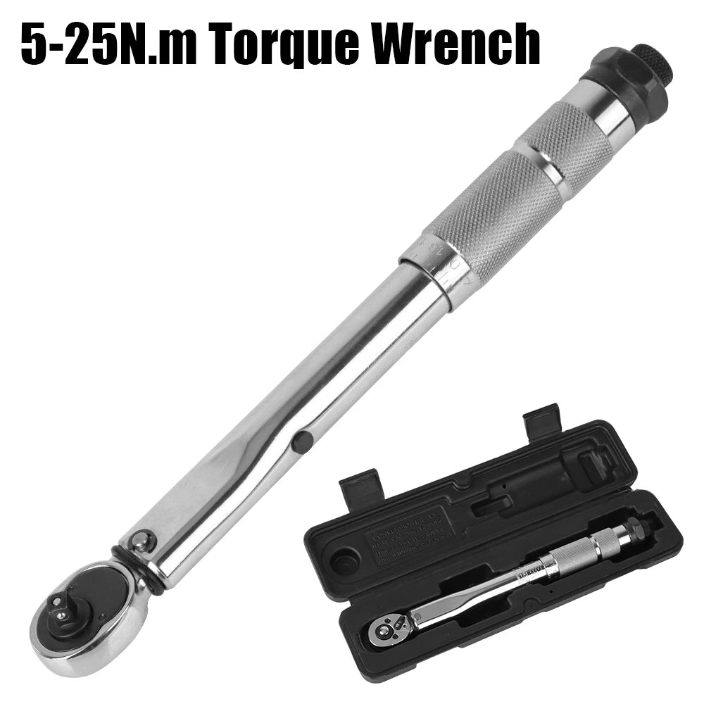 Spanner Hand Tool 1 4'' Drive Adjustable Torque Wrench Professional