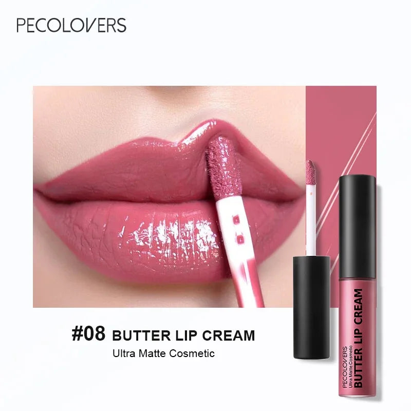 1PC Mild Texture, Highly Pigmented, Non-sticky, Moist and Glossy, Long-lasting Lip Glaze Lipstick, Perfect Gift Series for Girls Zpaxo 08