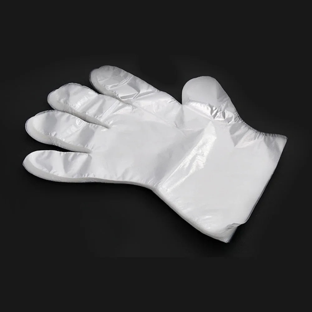 3000- Disposable Gloves Plastic Transparent Kitchen Bathroom Cleaning Zpaxo