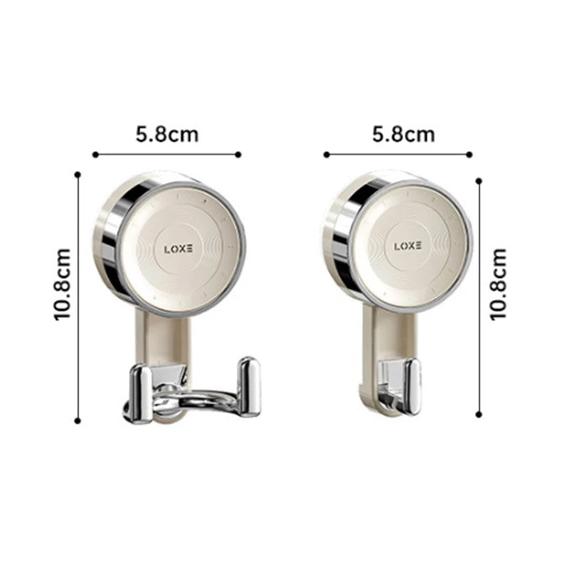 Fashion Powerful Suction Cup Hooks Vacuum Reusable Shower Heavy Duty Zpaxo