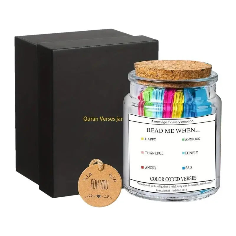 Quran Verse Jar Spiritual Comfort Verses Prayer Bottle Creative Every