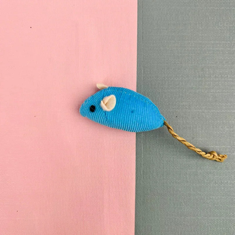 Interactive Plush Rat Cat Toys Durable Linen Perfect Pet Safe Indoor Zpaxo