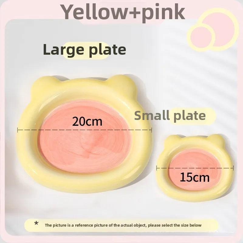 Cat Bowl Canned Bowl Cat Food Bowl Ceramic Pet Dog Bowl Cat Rice Bowl Drinking Water Bowl Not Easy To Knock Over Large Diameter Zpaxo