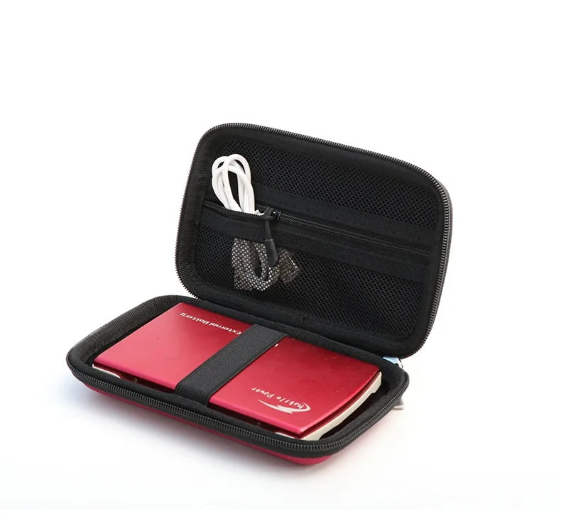 External Hard Drive Case Bag Electronics Accessories Organizer Estern Zpaxo
