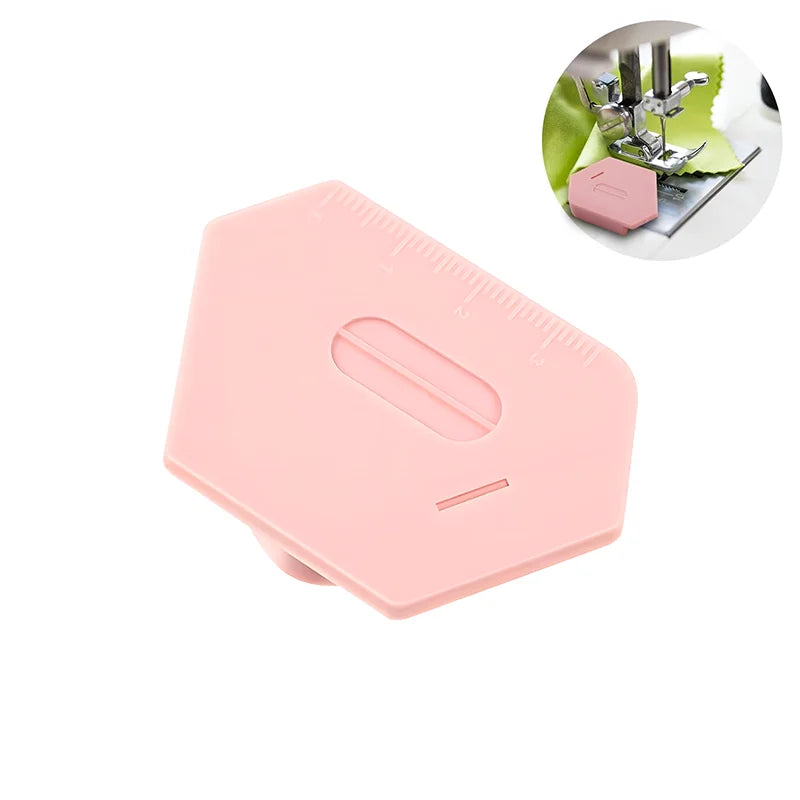 Upgraded Magnetic Seam Guide Sewing Machine Universal Positioning Zpaxo pink