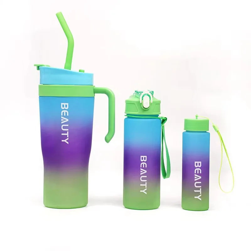 Graduated Space Bottles Gradient Water Container Capacity Portable Zpaxo style 2