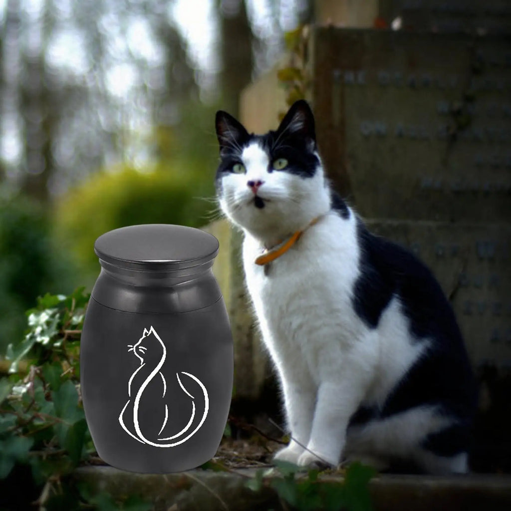 Pet Ash Urn Supplies Funeral Cremation Memorial Urns Stainless Steel Zpaxo