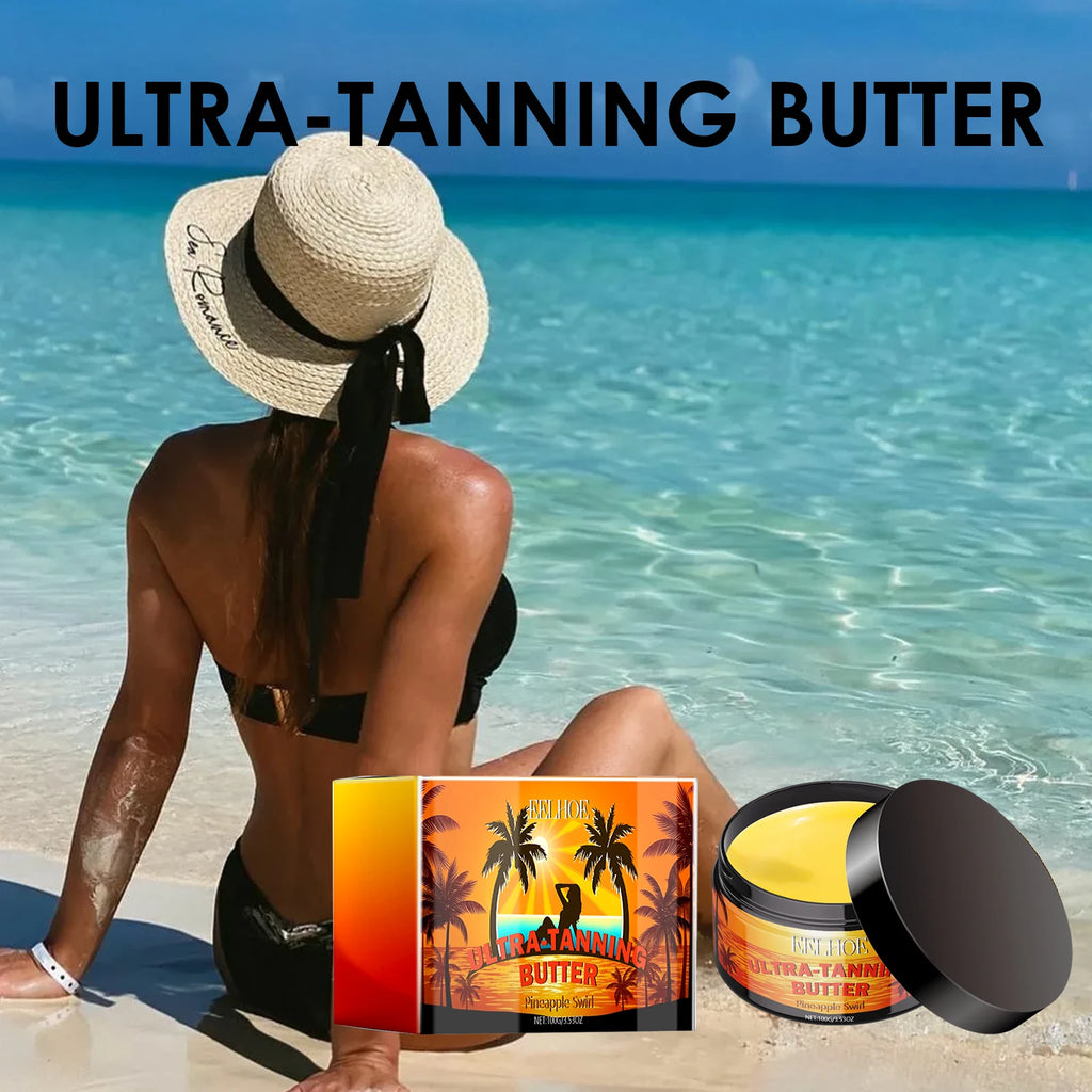 Tanning Gel for Deep Bronze Glow with Coconut Oil and Carrot Seed Oil for Outdoor Tanning to get Sun Kissed Skin Deep Hydration Zpaxo